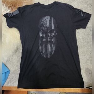 Grunt Style Black Graphic Skull Tee